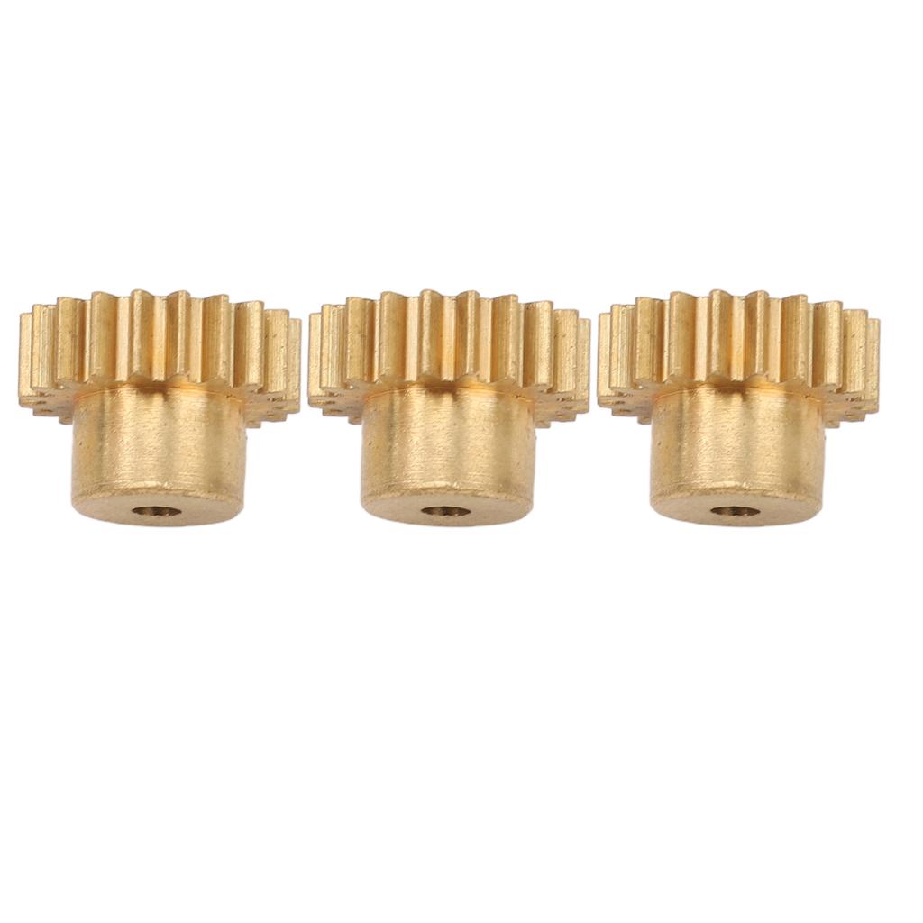 RC Motor Gear 20T M0.6 Copper RC Motor Pinion Set for 1/12 1/16 RC Cars for 370 380 390 Motors 3pcs
