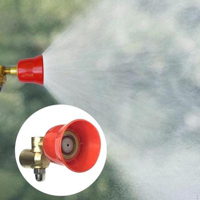 Brass Mist Nozzle, Garden Water Irrigation Sprinkler Connector, High Pressure Nozzle