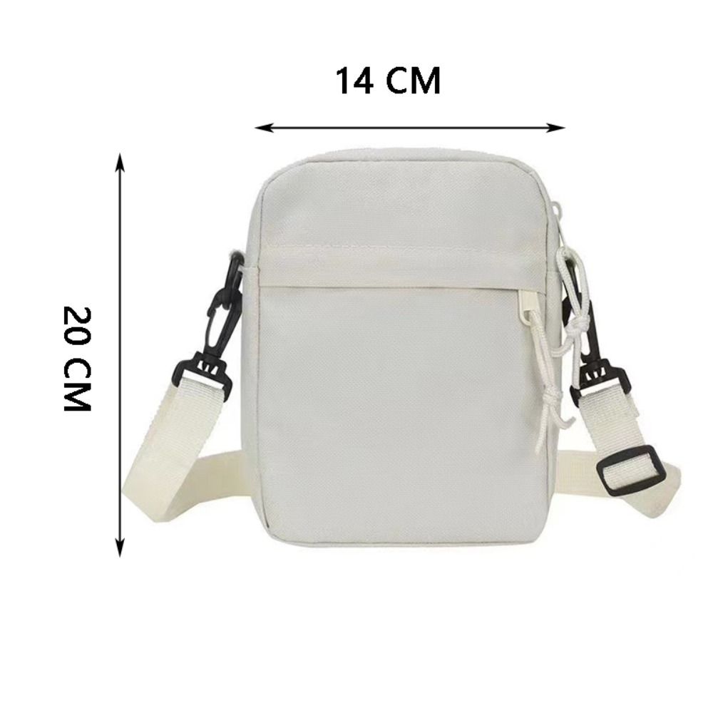 Women's Crossbody Bag Trend Oxford Shoulder Handbag Korean Solid Color Student Phone Bag Simple Shopper Bags Messenger Purse