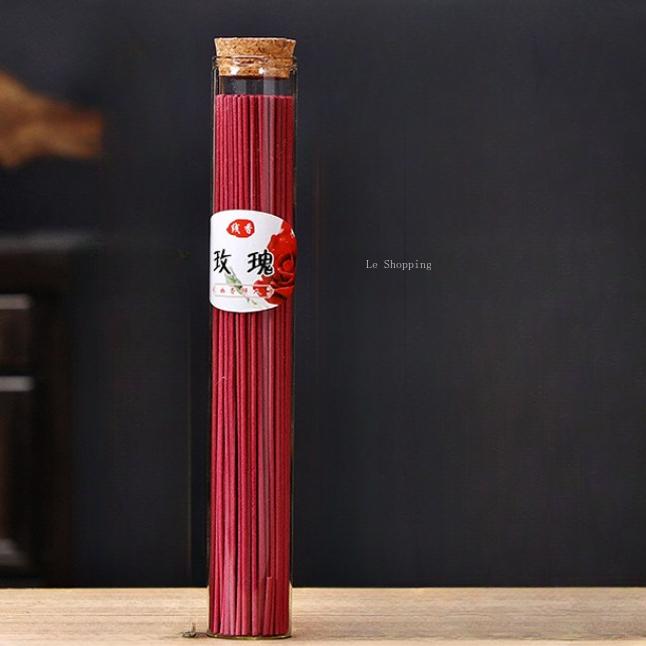 Natural Incense Stick Jasmine Sandalwood Rose Joss Stick Home Indoor Buddha/toilet Deodorization/air Purification/calming Relief