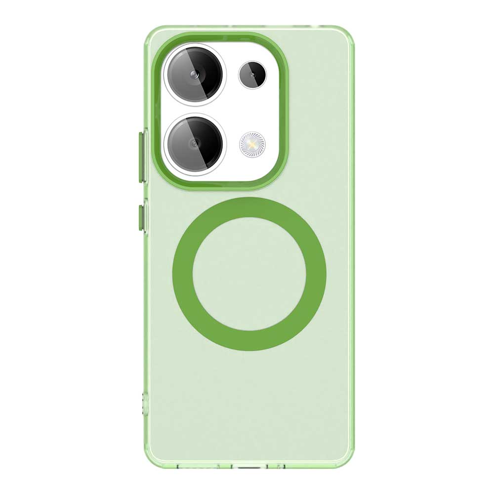 For Poco M6 Pro / M6 4G Case Magsafe Wireless Charging Case For Xiaomi PocoM6 M6Pro Poko Little M6 Pro M 6 Magnetic Candy Cover