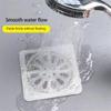 Anti-blocking Filter Screen Disposable Floor Drain Paste Hair Filter Stickers Kitchen Bathroom Stopper Accessories