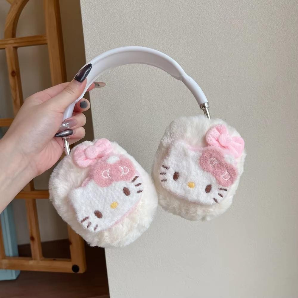 Pink Cases For AirPods Max Plush KT Cute Hello Kitty Case Cute Anti-Scratch Cover Sleeve Protector Headphone Cover Accessory
