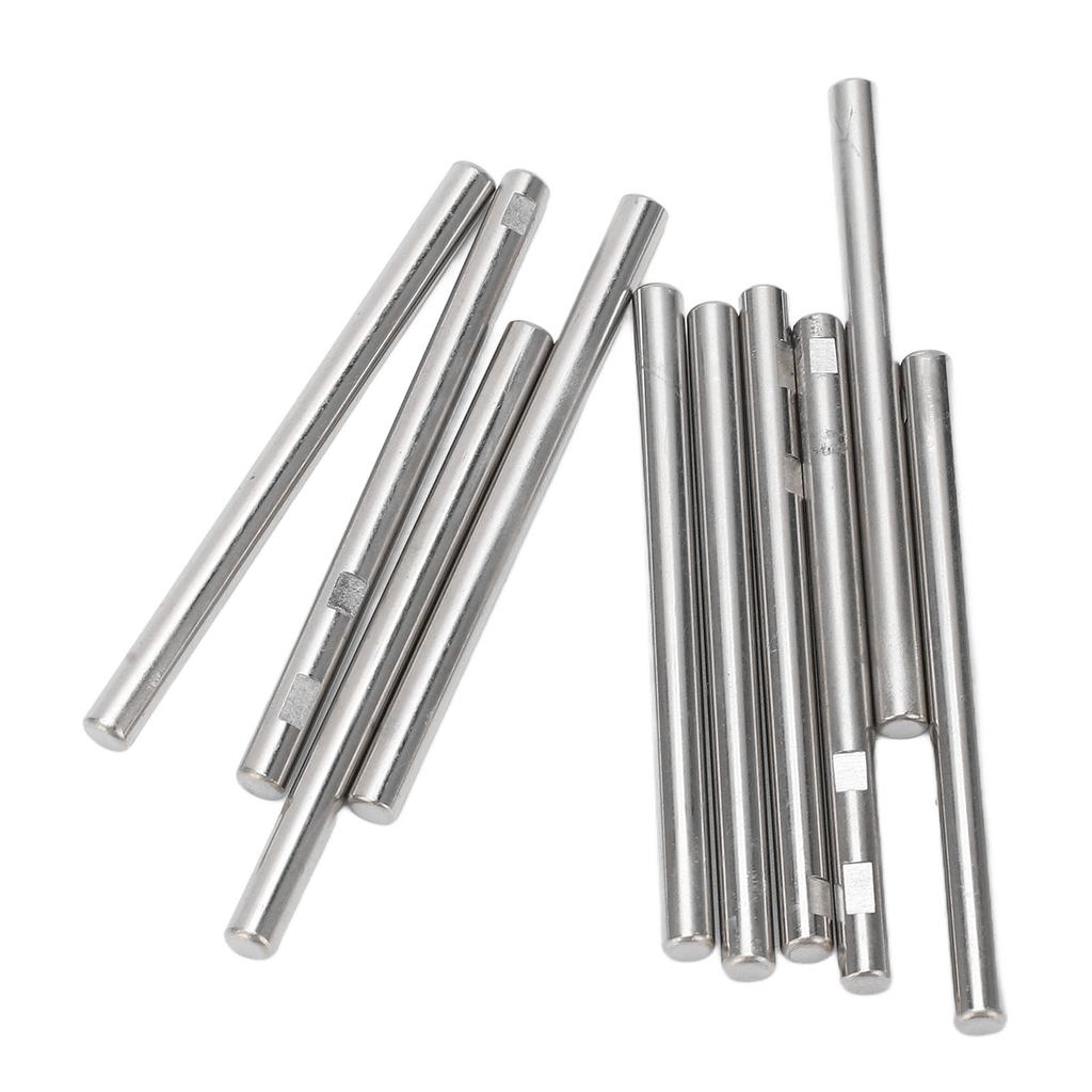 10Pcs Brushless Motor Shaft Stainless Steel 4mm Dia Motor Shaft for RC Car Airplane Boat Silver