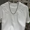 Men's High-End Trendy Summer Short Sleeve Letter T-Shirt