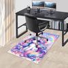 1pc Rainbow Unicorn Chair Mat - Anime Cartoon Design, Non-Slip Carpet for Office Chairs, Festive Gift, Suitable for All Seasons.H093