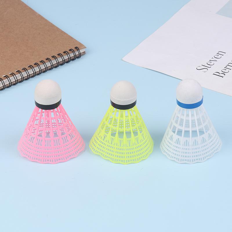 3Pcs Nylon Badminton Practice Ball Training Shuttlecocks With Great Stability Durability Indoor Outdoor Sports Training Balls