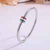 Starry Sky Silver Titanium Steel Bracelet for Women - High-End, Versatile, Full Diamond, Non-Fading Fashion Accessory