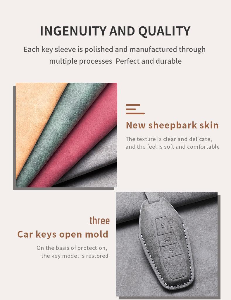 Chery Key Case - Comfortable EQ7 Car Accessories Key Bag Shell Buckle