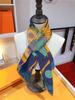 Luxury Fashion Twill Silk Scarf for Women French Dots Horse Wraps Headband Shawl Stoles Hijab Lady Square Foulard Bandana