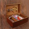 Vintage Sewing Box Pine Wooden Sewing Storage Box Sewing Organizer Needle Thread Storage Case  Home