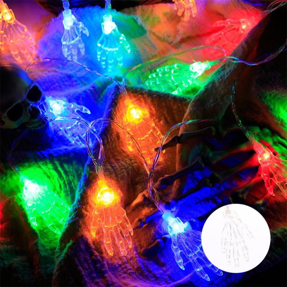 Pumpkin Halloween Decorations for Home 1.5m 10Led Halloween Light String  Hanging Lamps