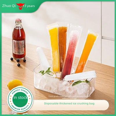 Disposable Self-Sealing Transparent Popsicle Bags, Food-Grade Crush Ice Bags