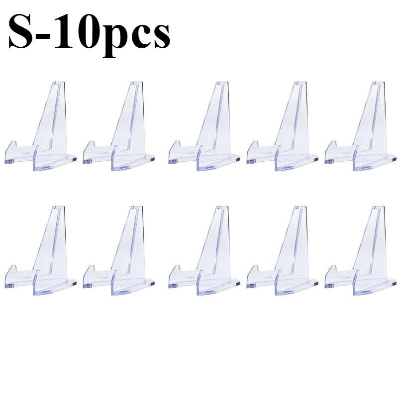 

10 шт. акриловых подставок для монет, держателей, мольбертов, памятных монет, мини-подставок для значков, медалей, подставок