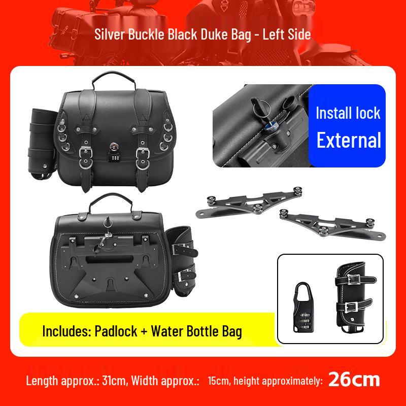 Wu Ji CU530 Quick Release Waterproof Motorcycle Saddlebags - Touring Panniers Accessories