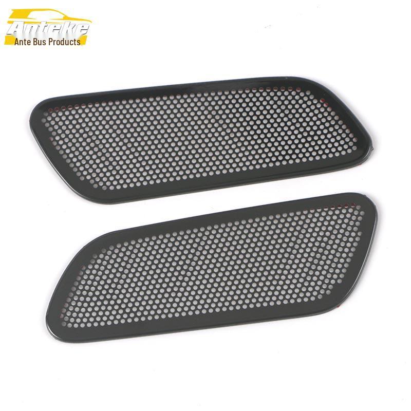 Q8 Stainless Steel Speaker Front Panel Dustproof Cover Sticker for 19-22 Models