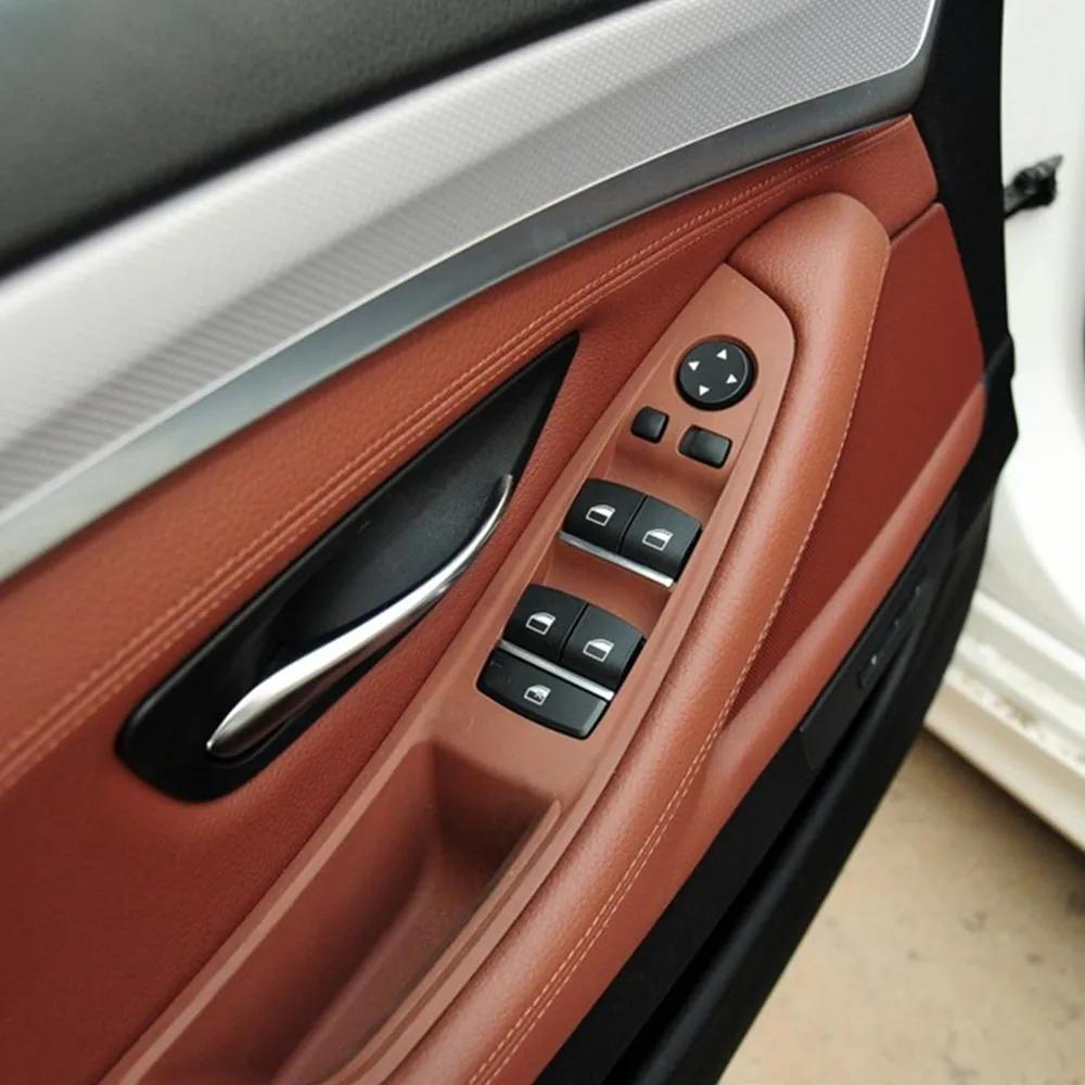 Gray Beige Black Left Hand Drive LHD For BMW 5 series F10 F11 Car Interior Inner Door Handle Panel Pull Trim Cover