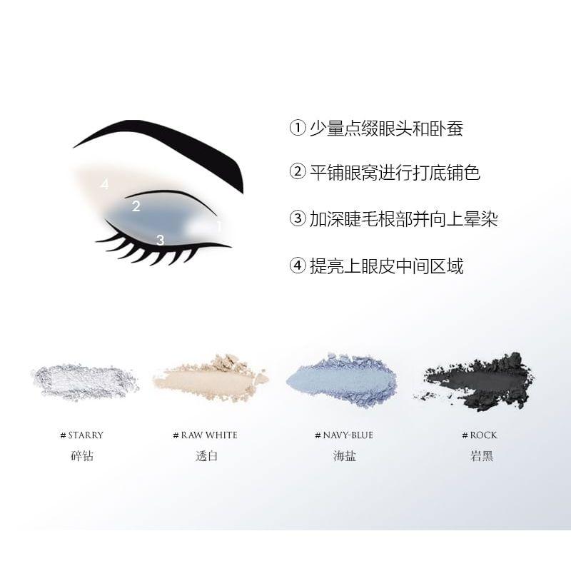 Eunarz - Pure Gold Series 4-Color Eyeshadow Palette - 3 Types