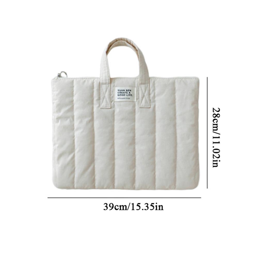 

Women Mailman Bag Thickened Aviation Cotton Clothing Shoulder Bag Large Capacity Tote Bag Casual Nylon Flat Inner Liner Handbag білий