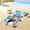 Genshin Print Beach Towel, Large Soft Quick Dry Towel for Beach Camping Swimming