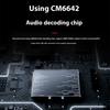 Audios Decoders External Sound Card For HiFi Music Volumes Control Knob USB Plugs and Play Desktop Notebook Compatibility