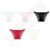 Yaoyaoguimi French Light Luxury Satin Lace Antibacterial Briefs for Women