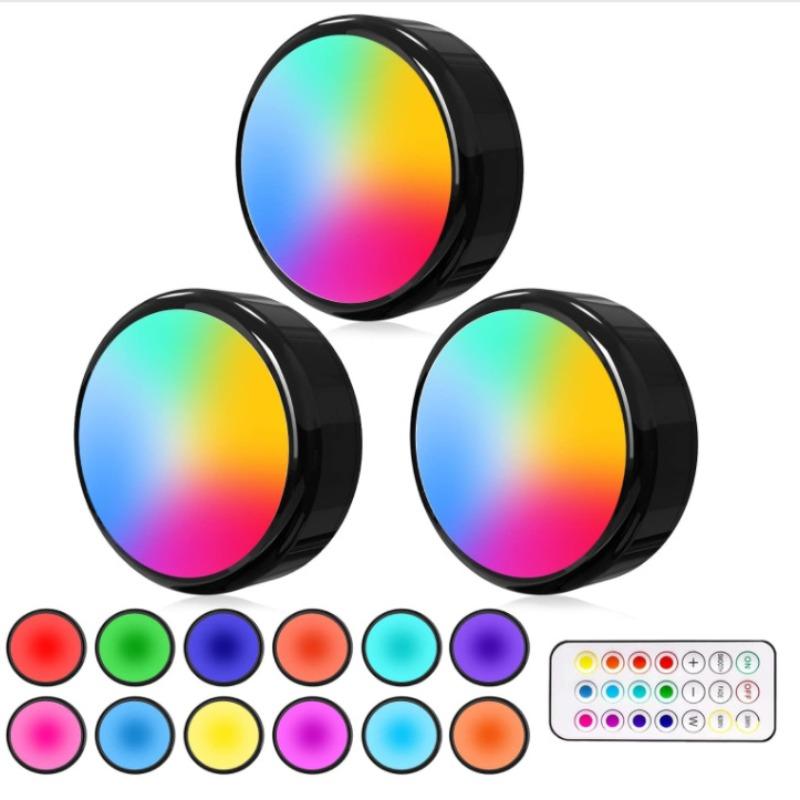 16-Farben RGB-Strahler mit Fernbedienung Schranklicht Weinschranklicht Berührungs-LED-Licht Lichtsensor-Licht