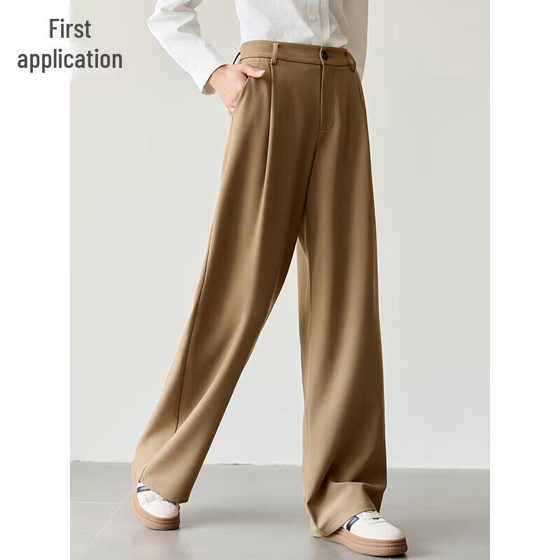 

Chushen Women s High-Waisted Wide-Leg Casual Pants XL