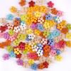 100pcs Mini Buttons Plastic Doll Clothes Round Buckles Buttons for Handmade Cartoon Garment Sewing DIY Craft Needlework