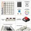 K0 Max QMK Compatible Wireless Custom Numeric Keypad Low Profile RGB Bluetooth Polling Milk POM Switches Red Axis Retro White Keychron
