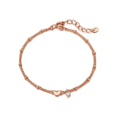 Twinkle Dew Gümüş Pembe Bileklik Tbssvp11650M