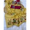 Saree Crunchy Chiffon With Gota Paty Work & Butta Moti Work With All Over Aarco