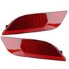 1 Pair Rear Left & Right Side Bumper Reflector Marker Light Lamp Red Lens 55112678AA 55112679AA Fit for Jeep Compass 2017-