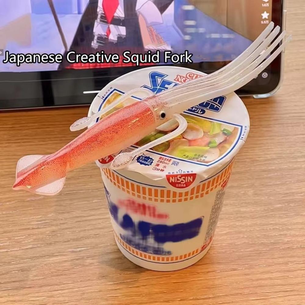 

Portable Food Picks Heat-Resistant Tableware Instant Noodle Fork Children s Eating Fork Adults Fork