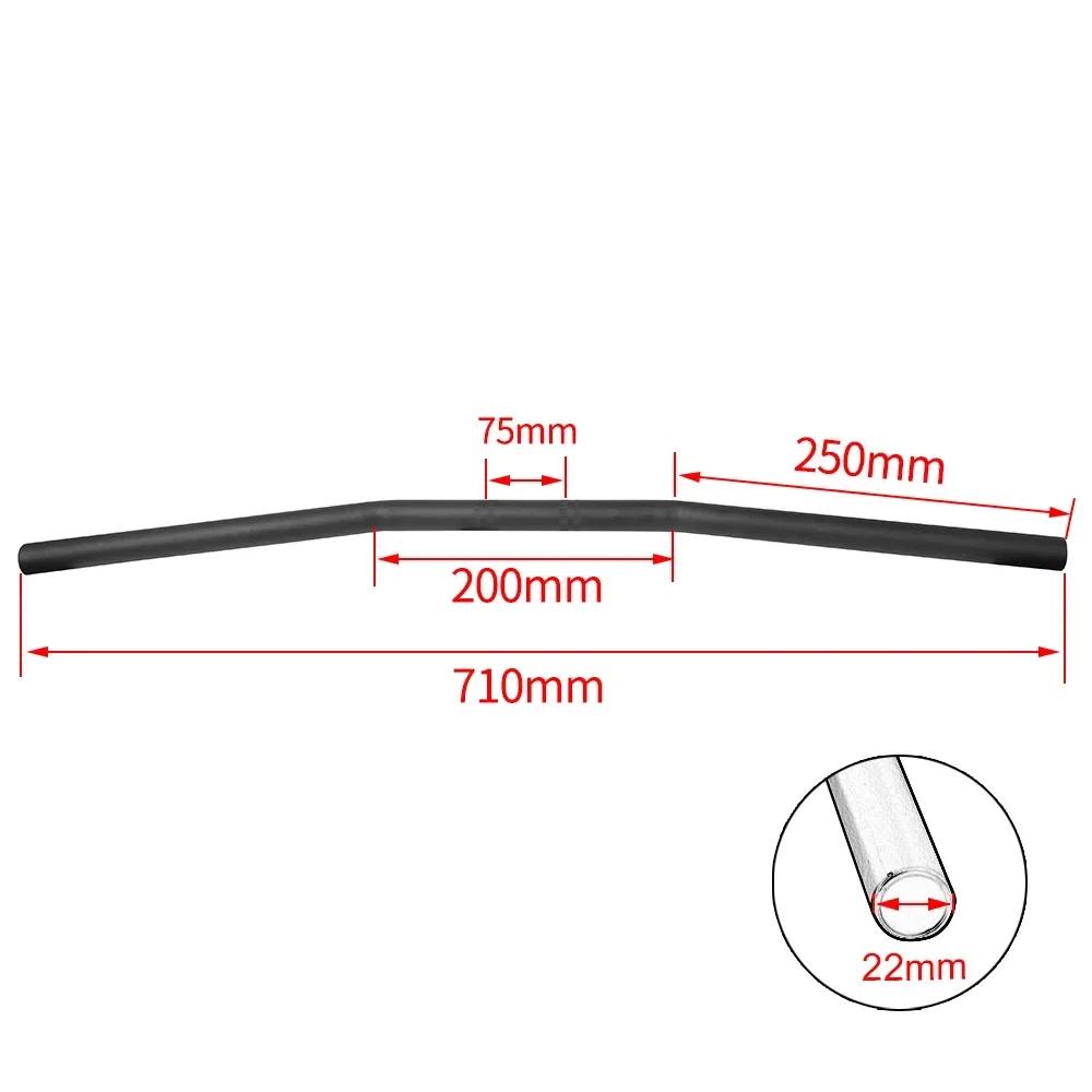 25mm 22mm Chopper Bobber Motorcycle Cafe Racer Handlebar NEW TRD for Drag Straight Bar Handle Ba