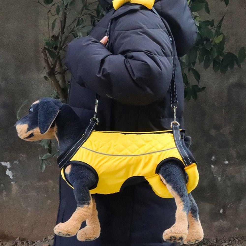 Zesílená rukojeť Postroj pro zvedání psa Podpora nohou Popruhy pro pomoc při chůzi se zvířetem Potřeby pro domácí mazlíčky