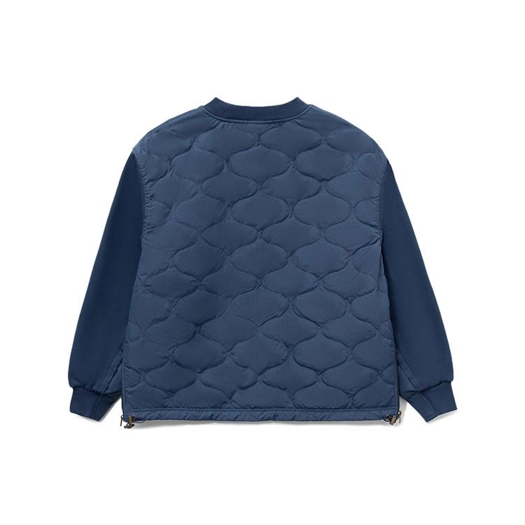 Li Ning Puffer Jackets Men's Blue Crew Neck Moderate Other AWDRA65-4
