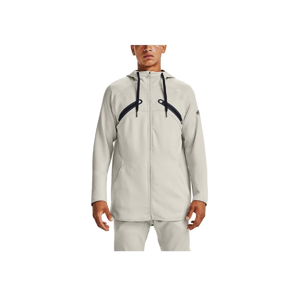 UA Curry Stealth Basketball Hoodie Jacket Men Jacket White 1356996-110