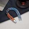 Korean Style Starry Sky Alloy Couple Bracelet With Geometric Design For Travel Gift