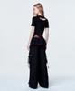 2113 Studio Ruffle Micro Mini Wrap Skirt Black