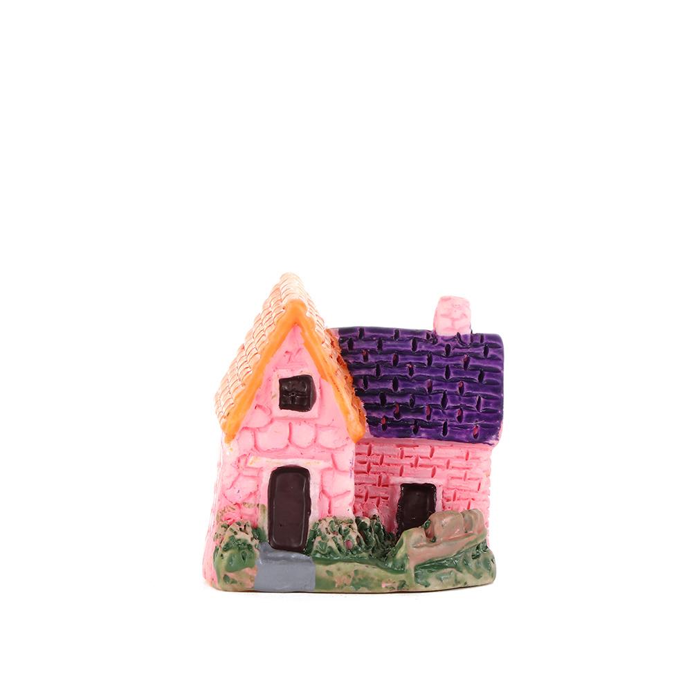 Mini Castle Small House Fairy Garden Miniatures Terrarium Figurines DIY Crafts Figure Moss Ornament Micro Landscape Decor