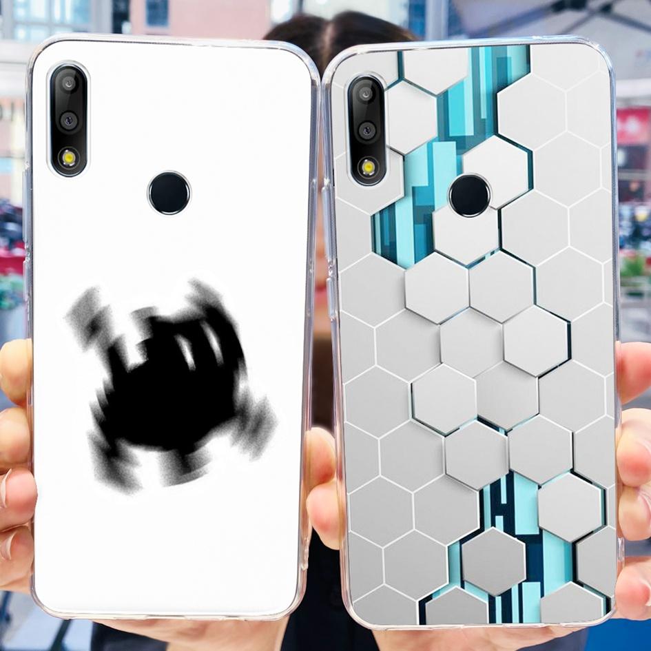 Pouzdro na telefon pro Asus Zenfone Max Pro M2 ZB631KL ZB633KL ZB630KL Pouzdra Silikonové Měkké Průhledné Kryt pro Asus X01BDA X01AD X01BD Funda