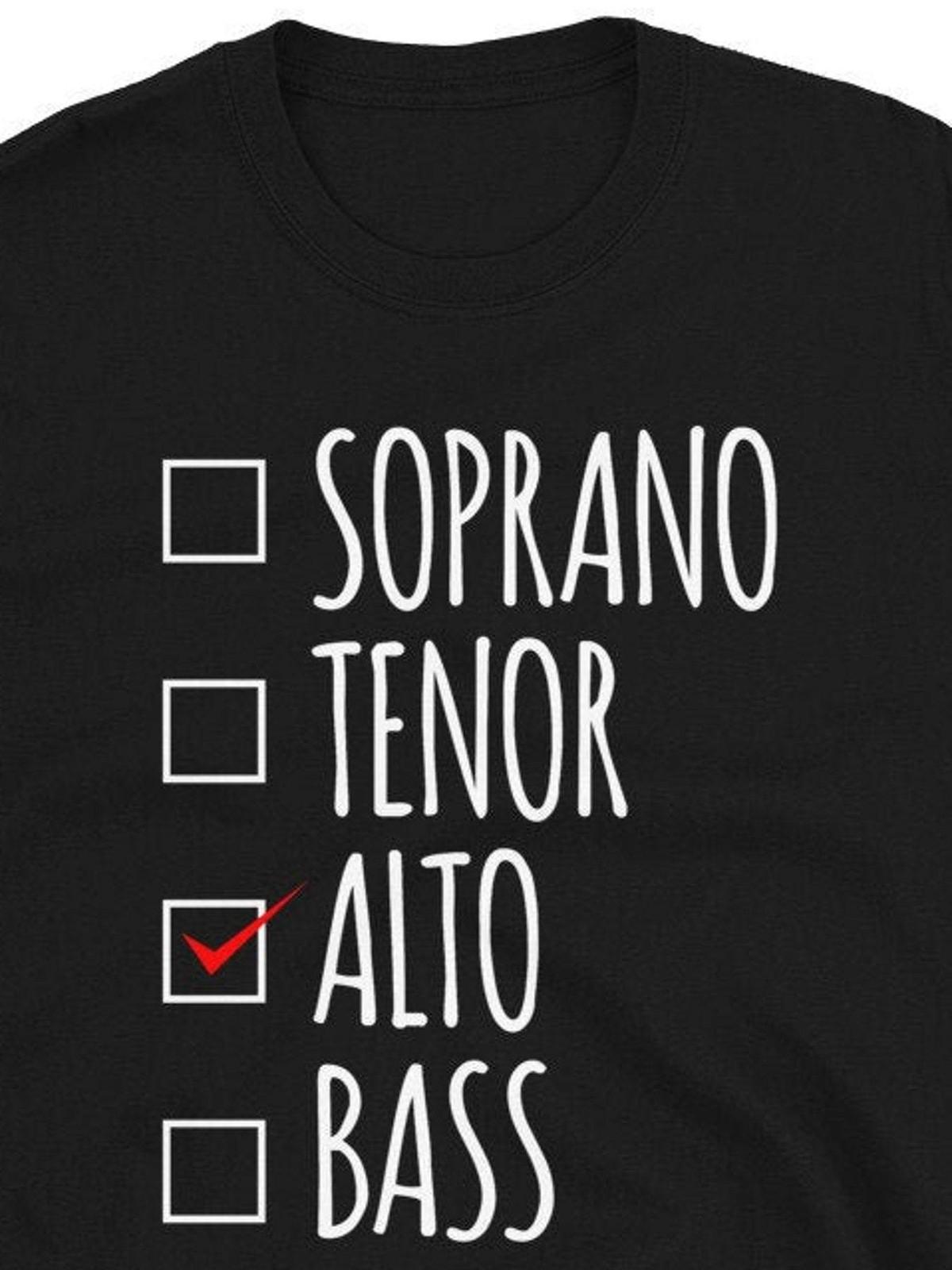 Choir Singing Singer Gift T-Shirt for Men & Women - Church Choir Member Tee wi S