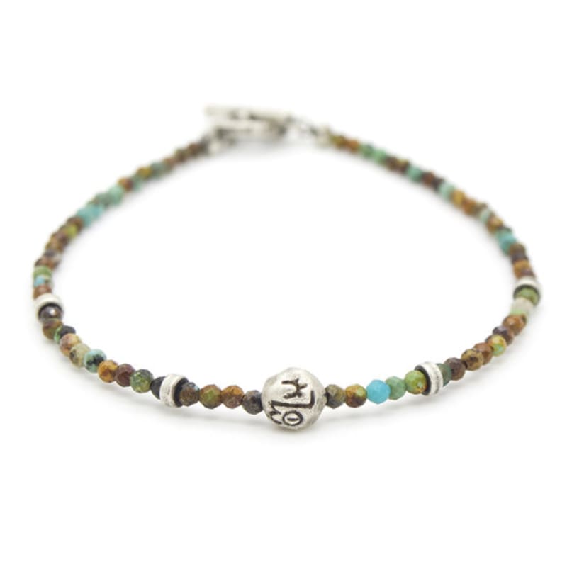 ODDCOLLET 3rd eye togle bracelet (turquoise)