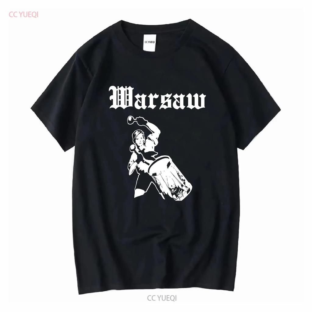 Vintage 2000s Joy Division Varšava Tričko M Goth Rock Ian Curtis Bauhaus Punk dlouhý nebo krátký rukáv vintage Vypraná pánské