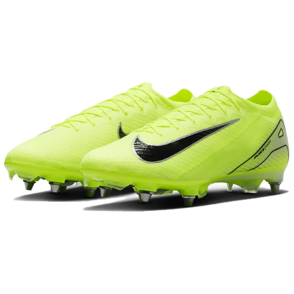 Nike Mercurial Vapor 16 Comfortable Soft SG (Metal Long Stud) Non-Slip Wear-Resistant Soccer Shoes Unisex Soccer Shoes Green FQ8688-700