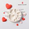 DIY Wax-Melt Moulds Heart Flower Bow-Shape Silicone Molds Chocolate Candy Gummy Molds for Party Cake Decorations Tool