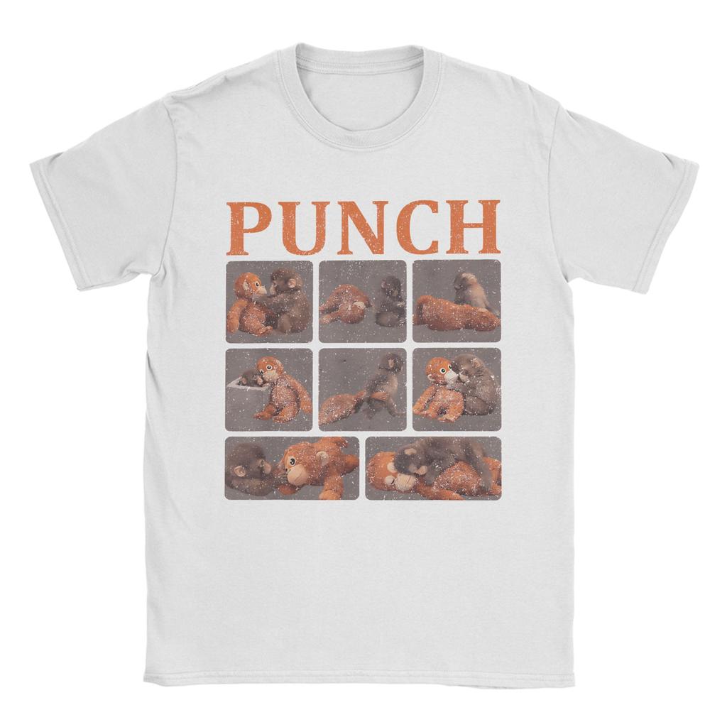 Casual T Shirt Beach Punch Monkey Hip Hop Tshirts Cotton Tee Shirt For Unisex Y2k Retro Printed Short Sleeve Tees