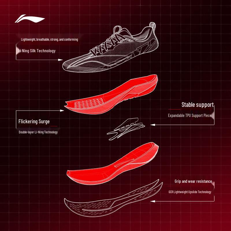 Li-Ning Chitu 9 Pro ARPW001 Men's Running Shoes