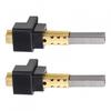 2pcs Vacuum Cleaner Carbon Brushes Optimized Replacement for Motor Efficiency
